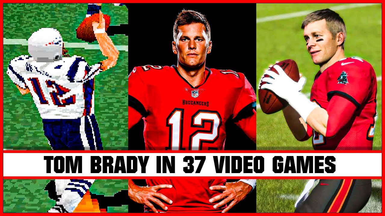TOM BRADY, the evolution in video games [1998 - 2022]