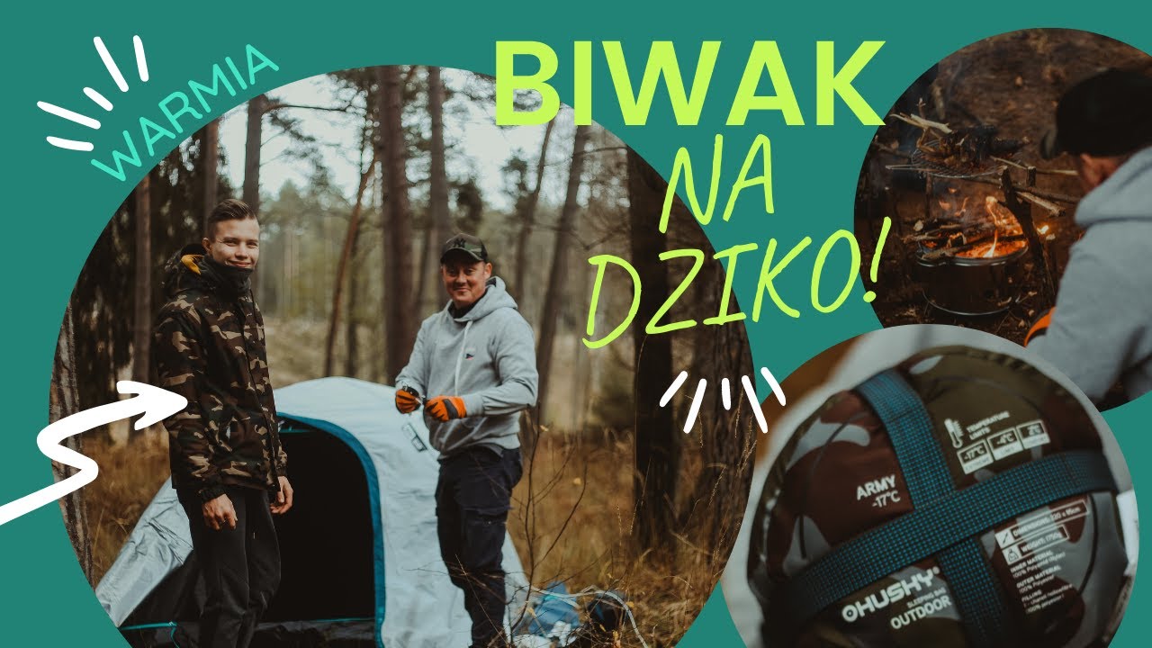 RODZINNY BIWAK NA DZIKO W LESIE | NASZ EKWIPUNEK BIWAKOWY | WARMIA  🏕⛺