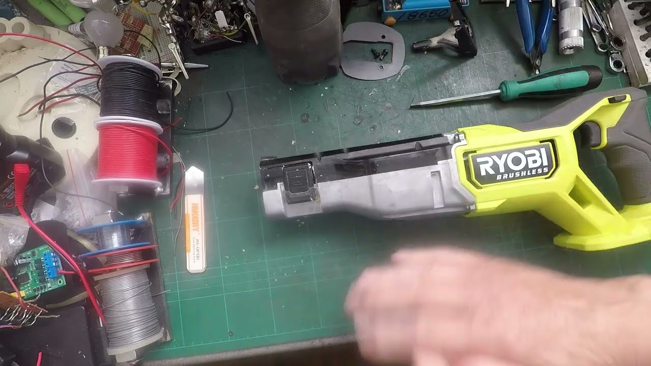 Repair of Ryobi reciprocating saw