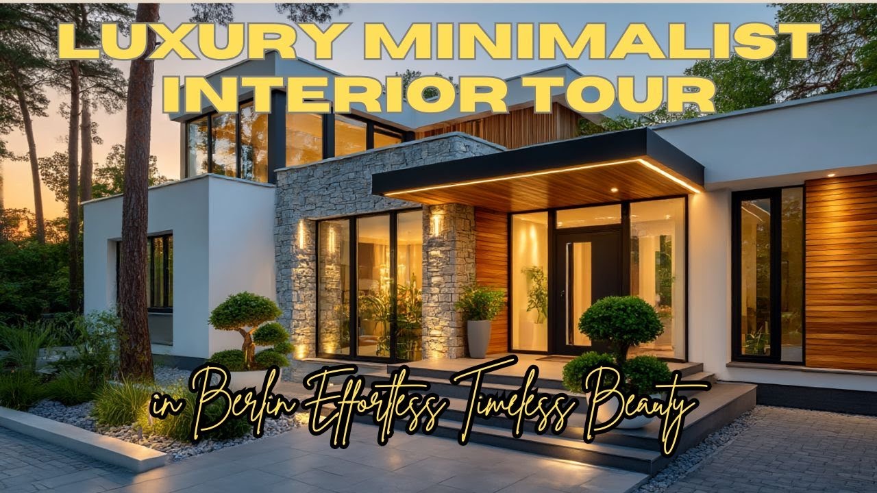 Stunning Luxury Minimalist Interior Tour in Berlin Effortless Timeless Beauty