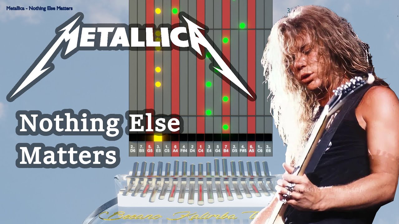 Kalimba tutorial:  Metallica - Nothing Else Matters