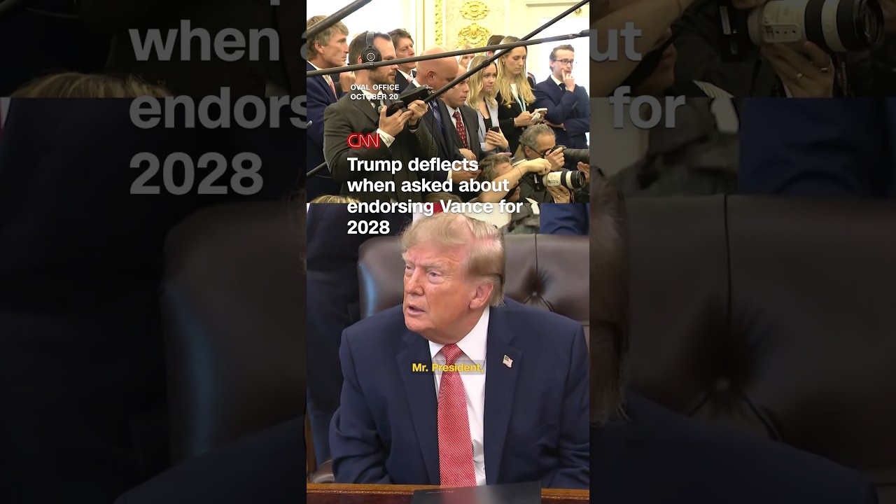 Trump asked about Vance 2028 support