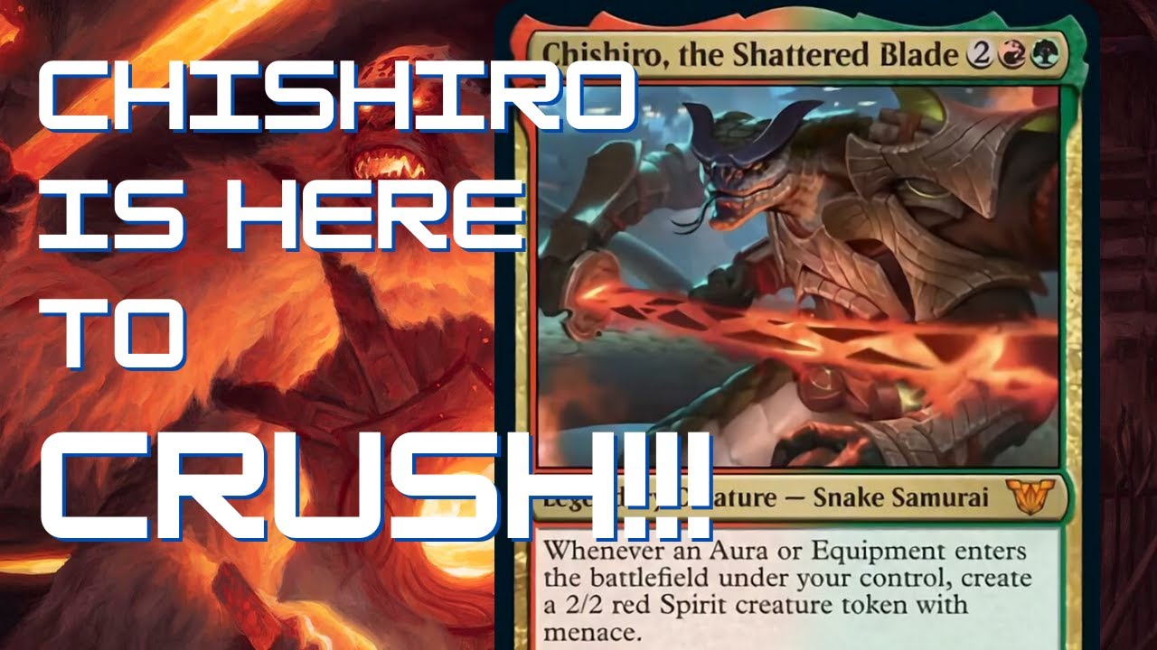 What are the best EDH cards Chishiro, the Shattered Blade? | Powering Up Upgrades Unleashed