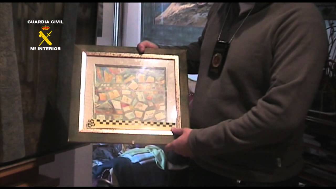 OPERACIÓN SAGUN. Operaciones de la Guardia Civil. UCO Grupo Patrimonio Histórico. Madrid, Granada.