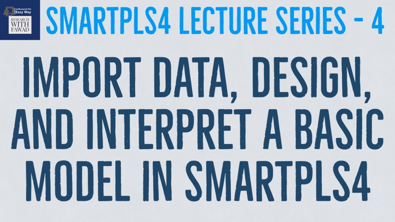 #SmartPLS4 Series 4 - A Basic and Simple Model in SmartPLS4.