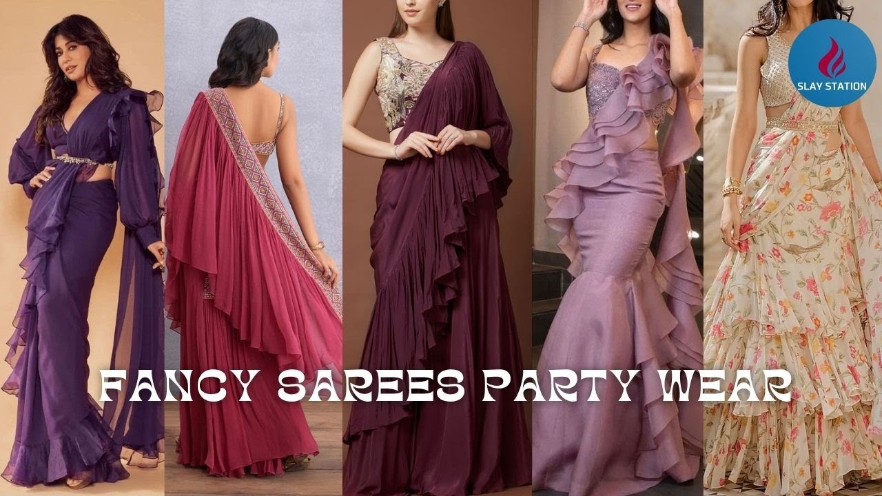 Stylish Ruffle Saree Outfit Ideas for Every Occasion! Modern Twist to Tradition: You Need to Try!💃✨👗