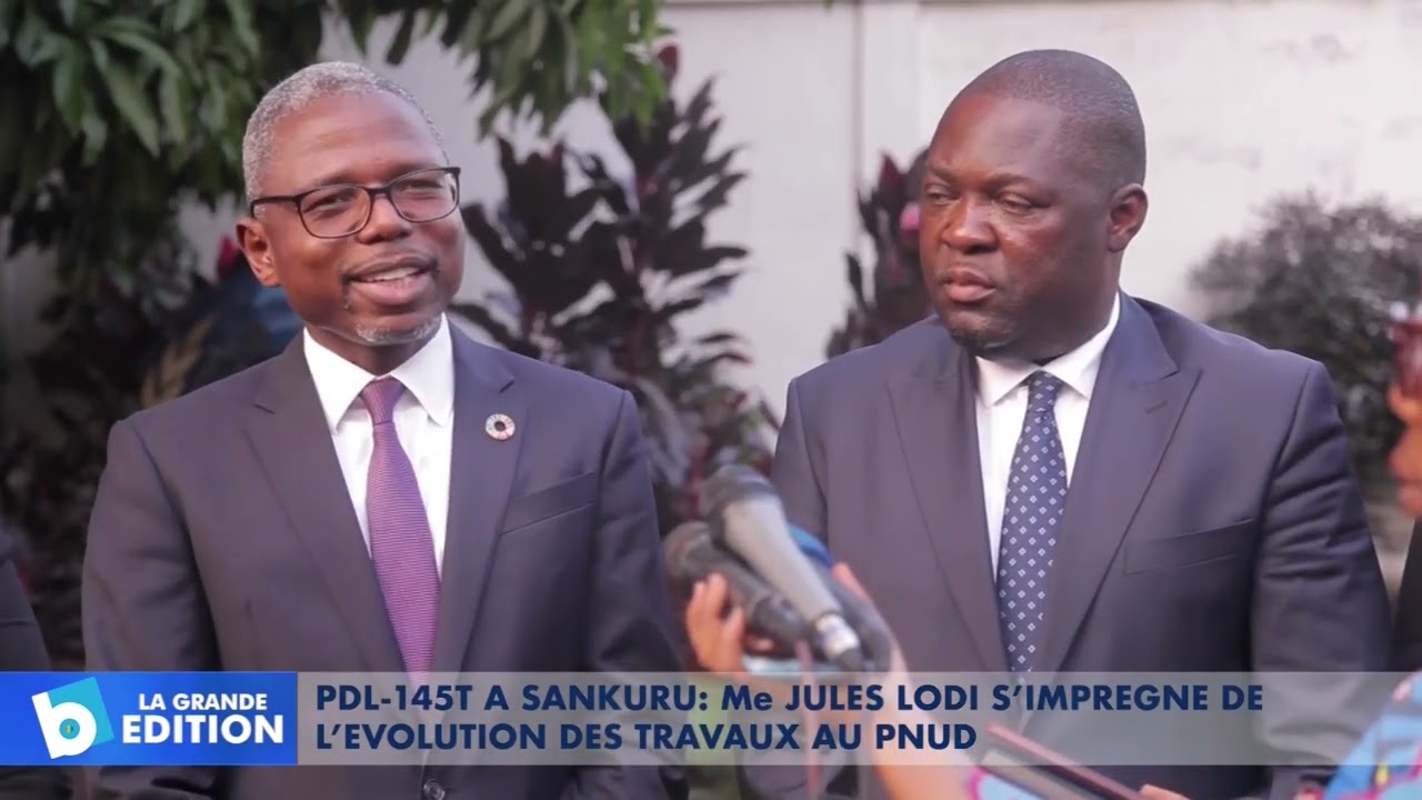 PDL-145 T à Sankuru: Me Jules Lodi s’imprègne de l’évolution des travaux auprès du PNUD