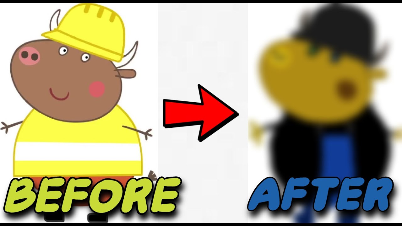 TURNING PEPPA PIG CHARACTERS INTO PIGGY SKINS 10