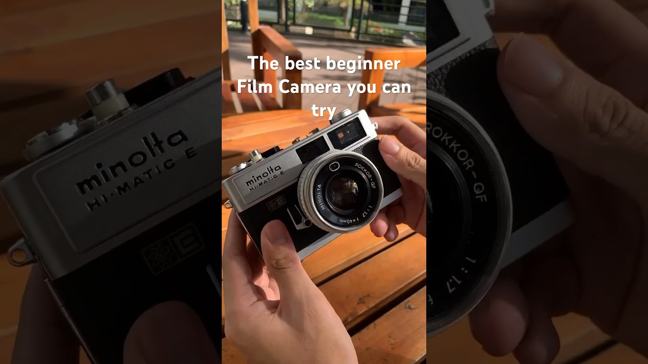 The best beginner #filmcamera  you can buy #minolta hi-matic e #streetphotography #unboxing #shorts