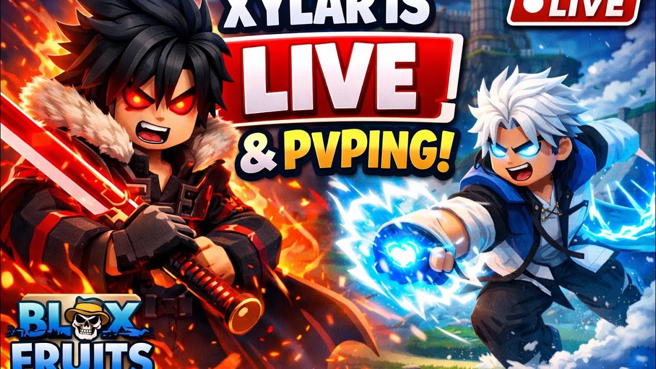 BLOX FRUIT PVPING 😋......... XYLAR IS LIVE JOIN NOW