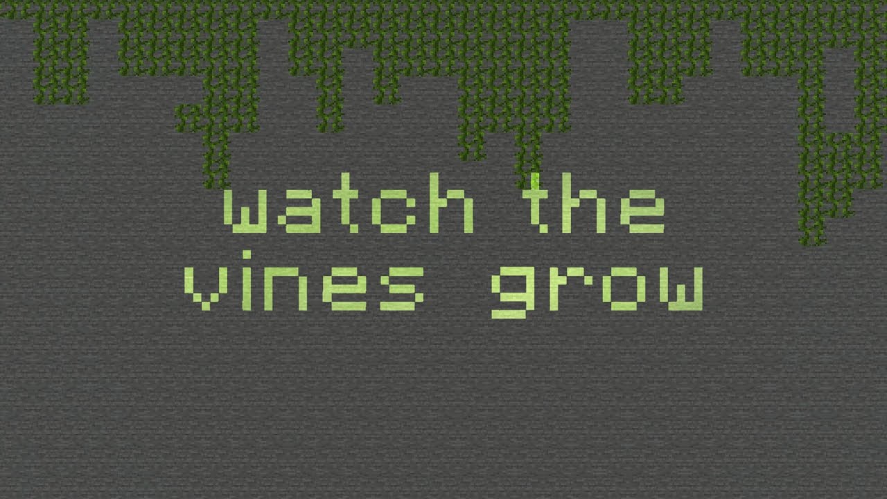 ground yourself...watch the vines grow | Minecraft music | ASMR, study, sleep