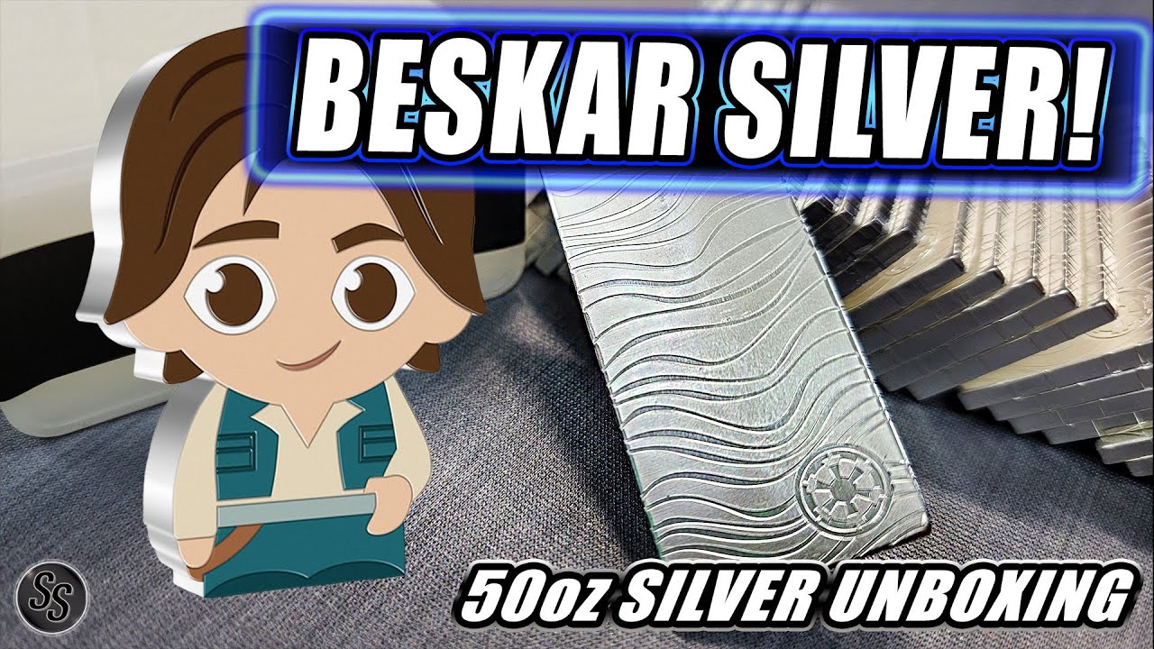 50oz of Silver Mandalorian Beskar Bars & MORE Unboxed!