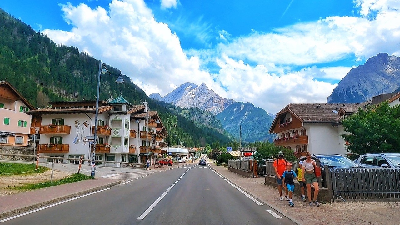 PASSO FEDAIA scenic drive | Dolomites Italy