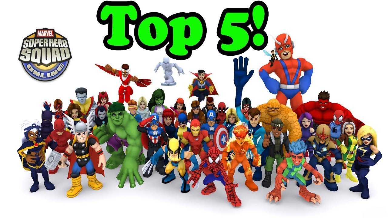 Marvel Super Hero Squad Online Nephews Top 5 Favorite Characters- 720p HD