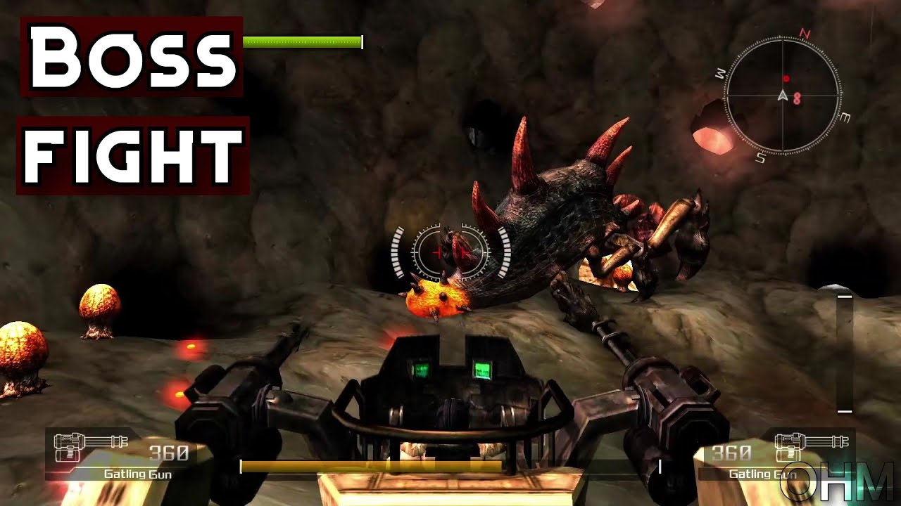 Lost Planet: Extreme Condition Colonies Edition | Mission 1 Akrid Hive Boss fight on HARD Difficulty