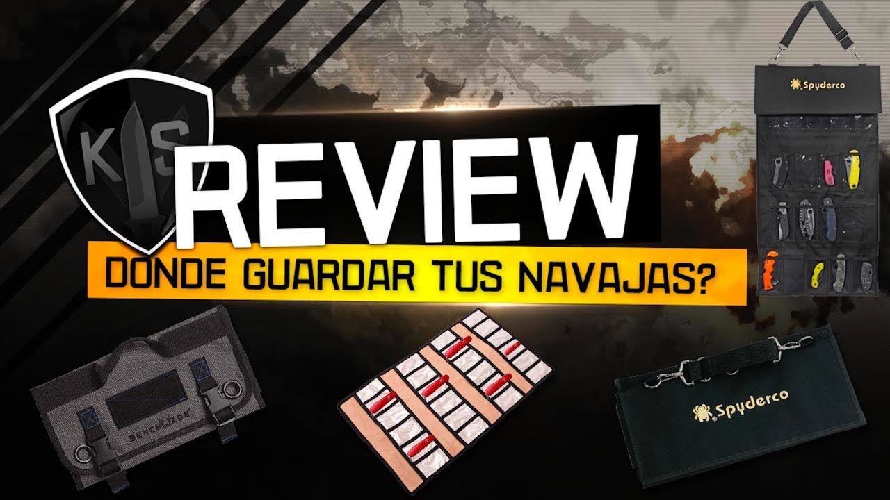 DONDE GUARDO MIS NAVAJAS? STORE KNIVES IN KNIFE ROLL!