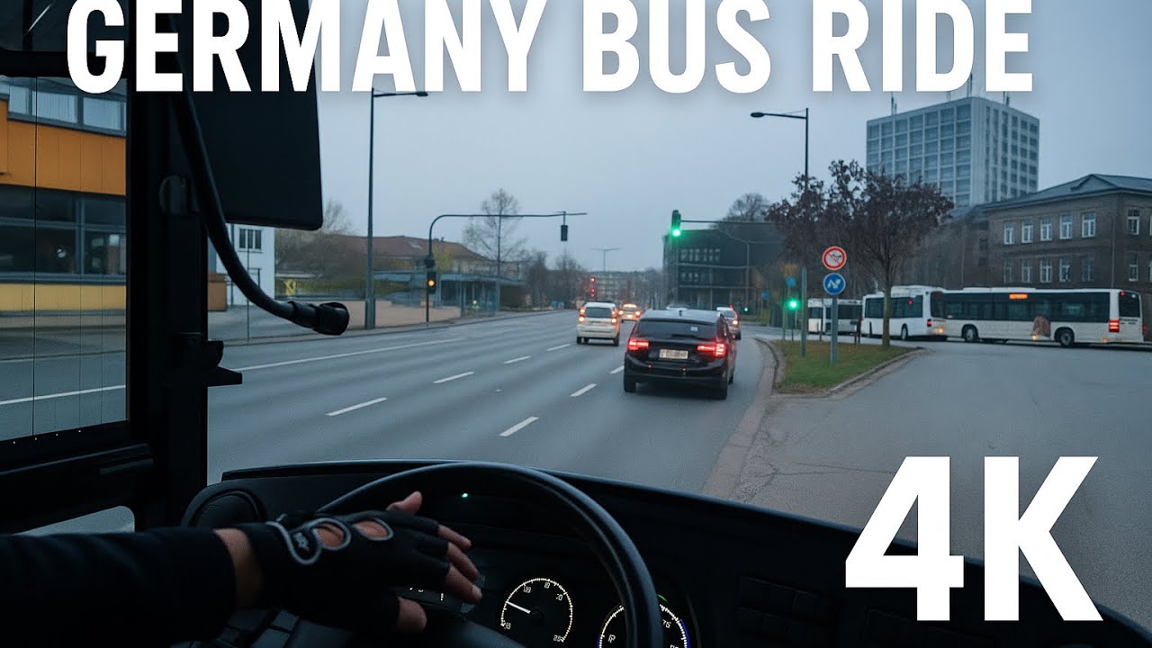 GERMANY BUS POV 🚍 | Mercedes-Benz Citaro | Depot to Bus Station in 4K