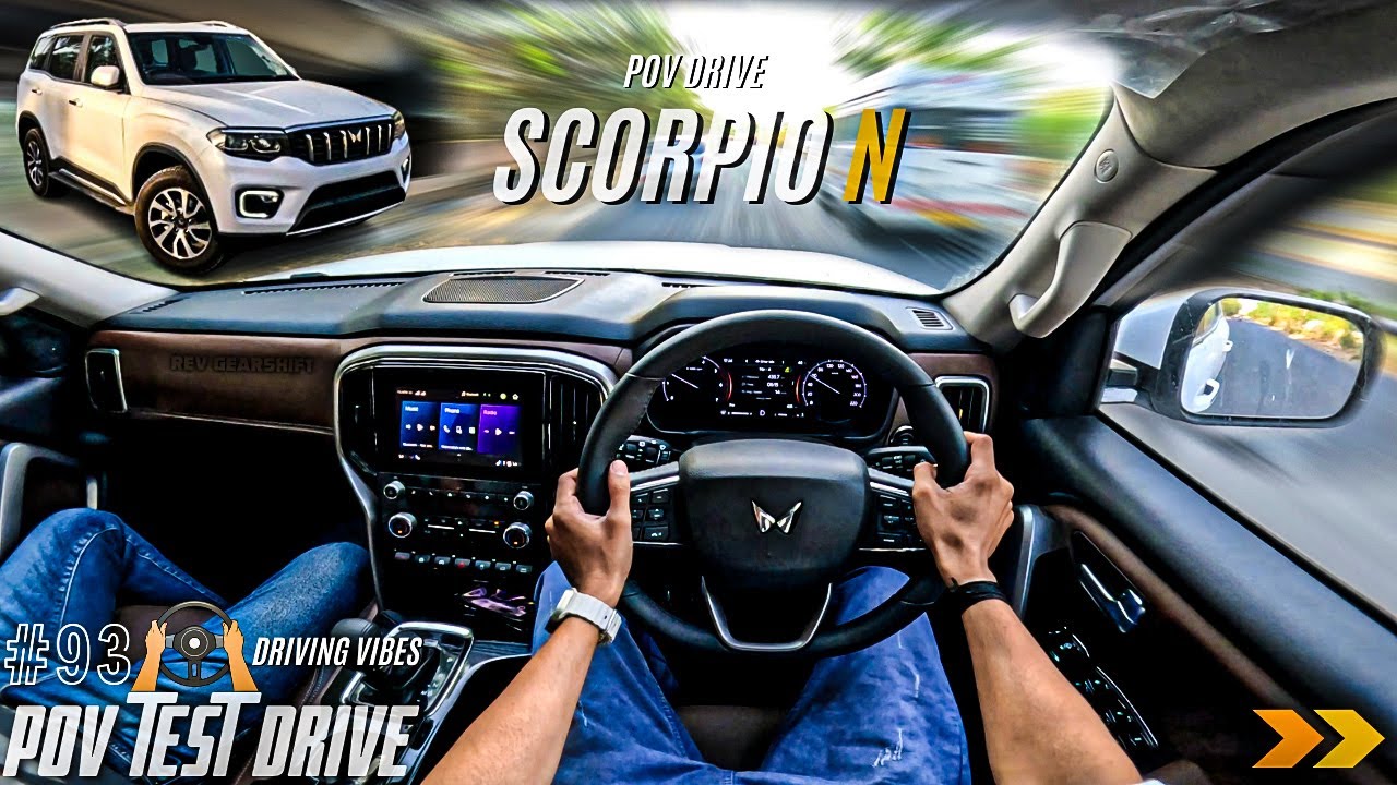 2025 MAHINDRA SCORPIO N | Z8 L DIESEL AT | 2.2L 172BHP | SCORPIO N | 4K | REV GEARSHIFT #scorpion