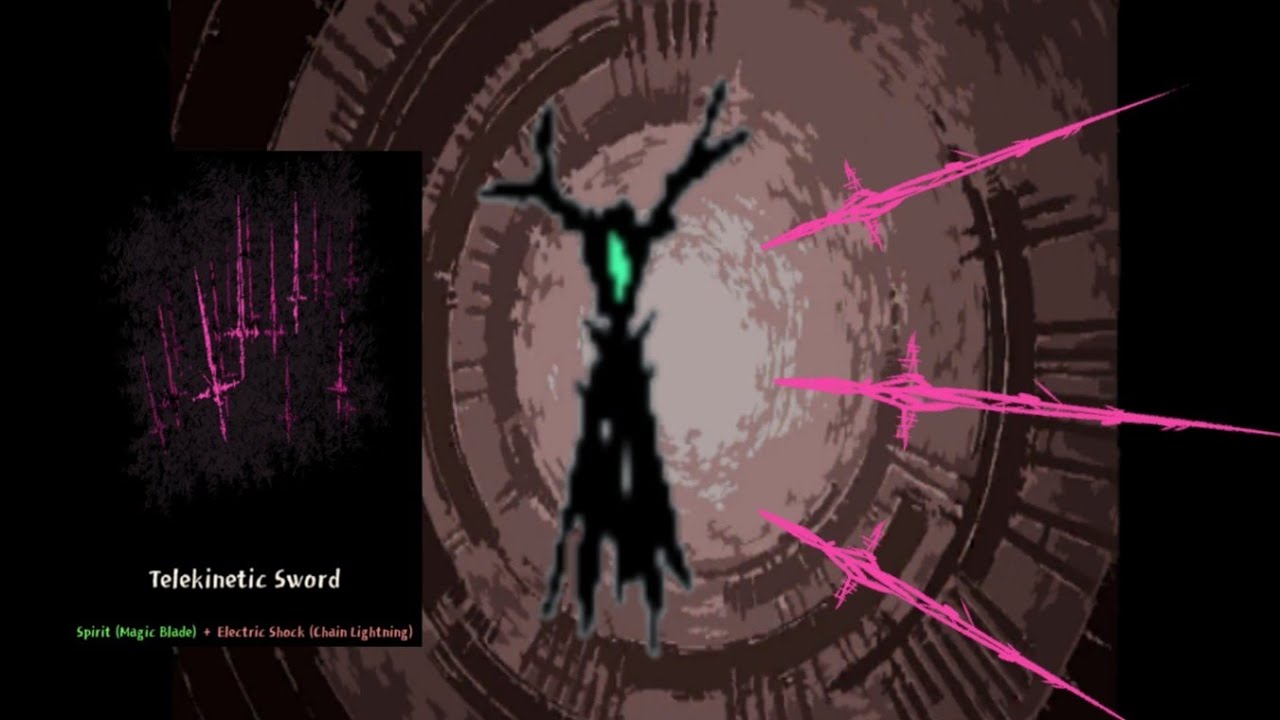 The Thing is TELEKINETIC SWORD with DEUS EX MACHINA | Magic Survival v0.958