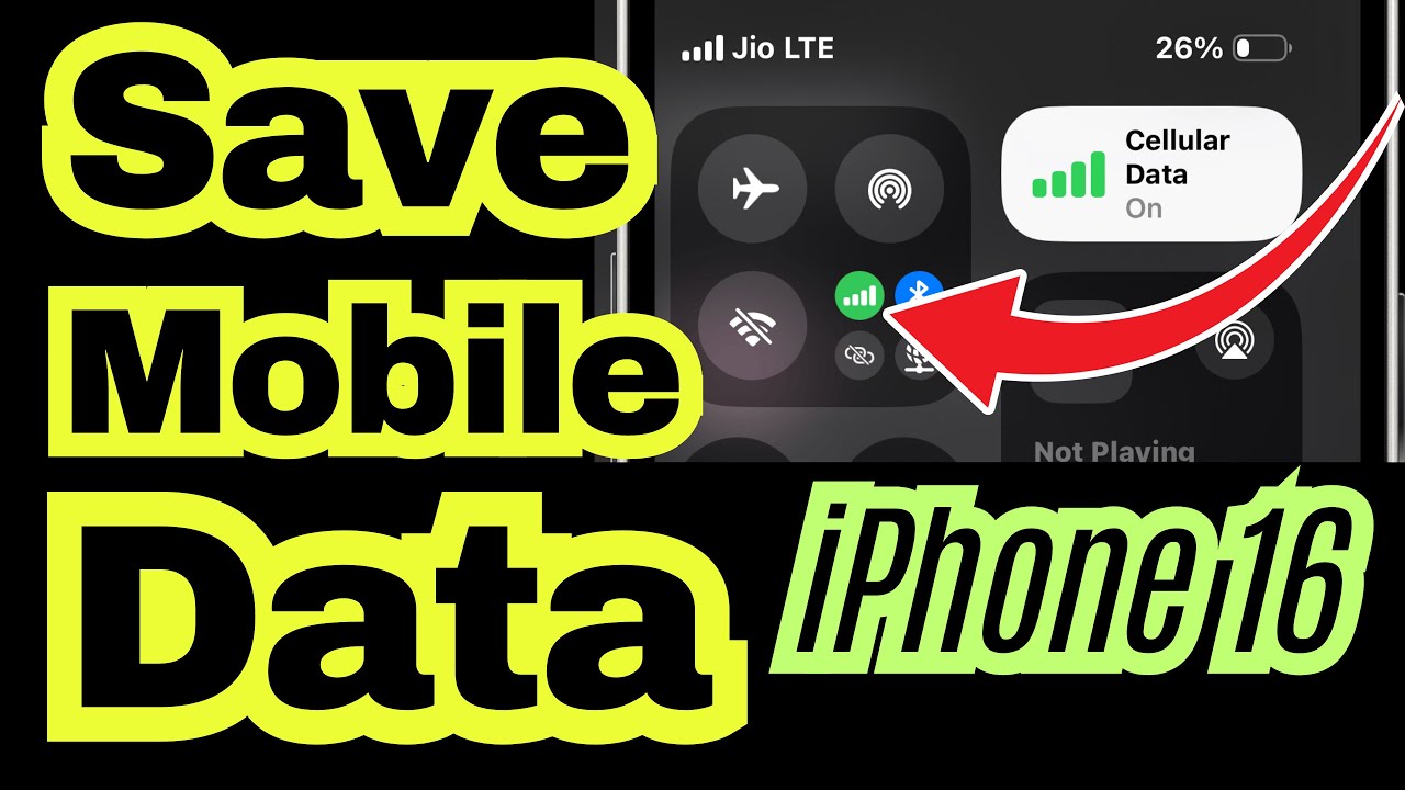 How to Save Mobile Data on iPhone 16 Pro, 16 Pro Max | Reduce Data Usage