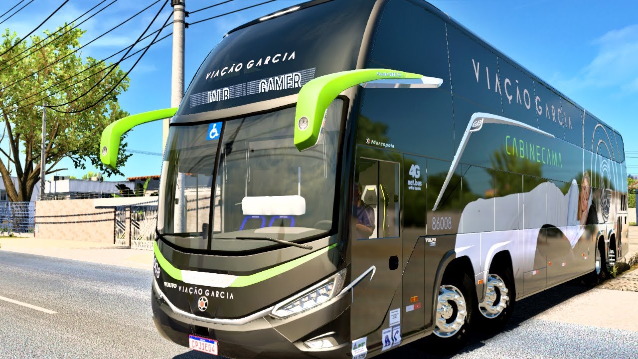 VOLVO 1.800 DD - VIAÇÃO GARCIA - ETS 2 MODS