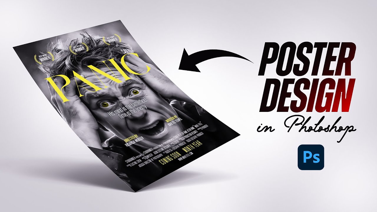 Easy Movie Poster Design in Photoshop for Beginners !!