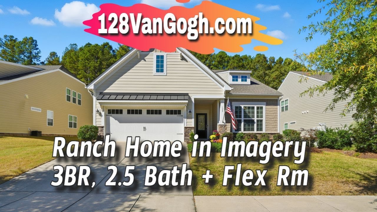 128 Van Gogh Trl Ranch Home for Sale in Imagery with Lake Access, 3BR , Den/Study