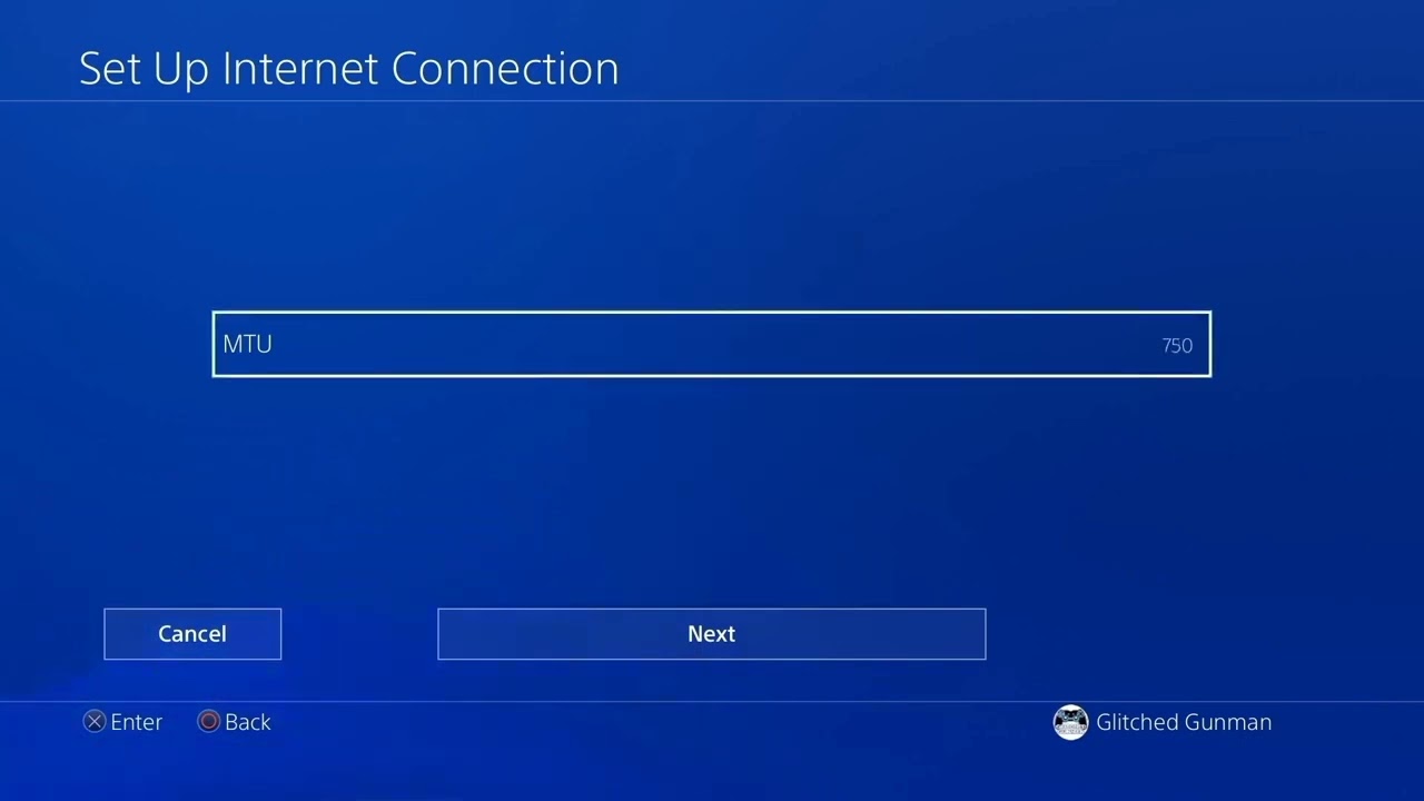 MANUALLY CHANGE YOUR MTU SETTINGS FOR THE PLAYSTATION 4/5 consoles