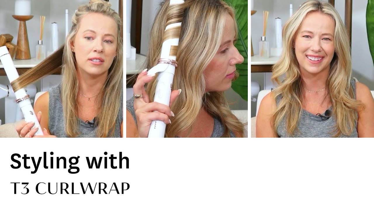 Styling with T3 CurlWrap Automatic Rotating Curling Iron