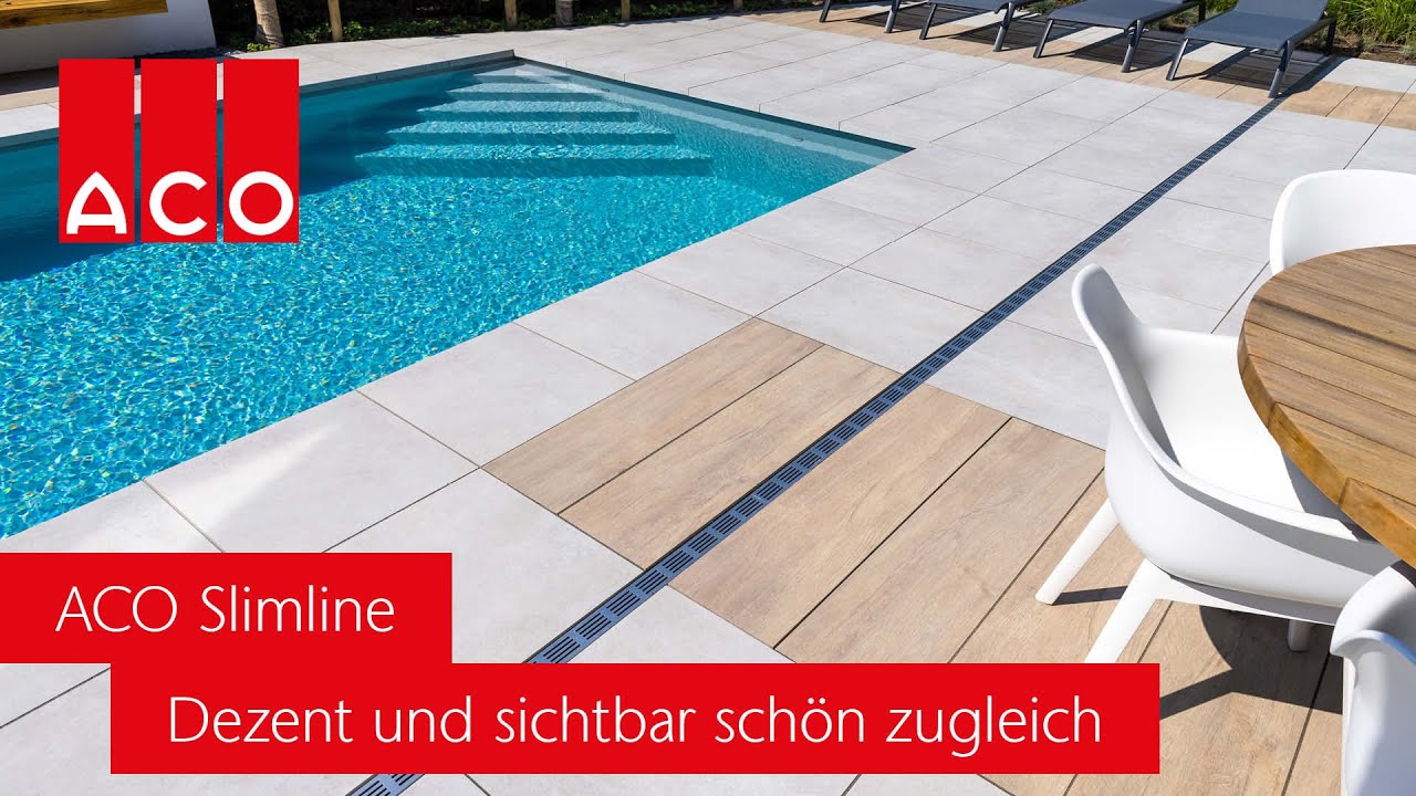 Die perfekte Terrassenentwässerung - ACO Slimline