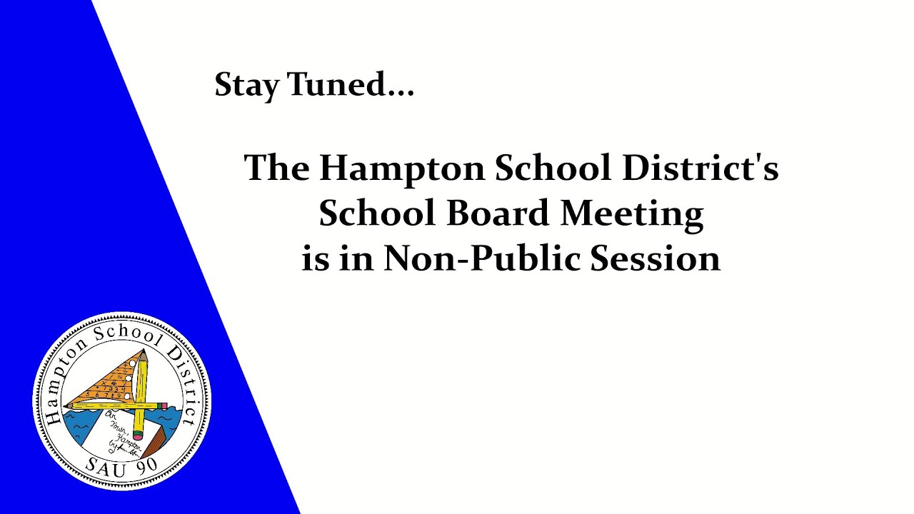 SAU90 Hampton School District School Board February 10, 2026