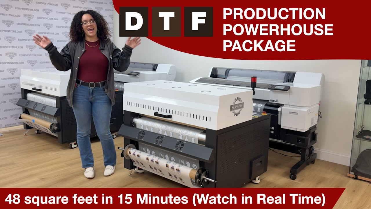 DTF Production Powerhouse Package | Print 200 SQFT/Hour!