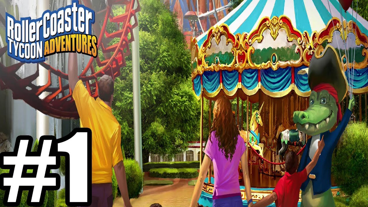 RollerCoaster Tycoon Adventures Gameplay Walkthrough Part 1 - Nintendo Switch