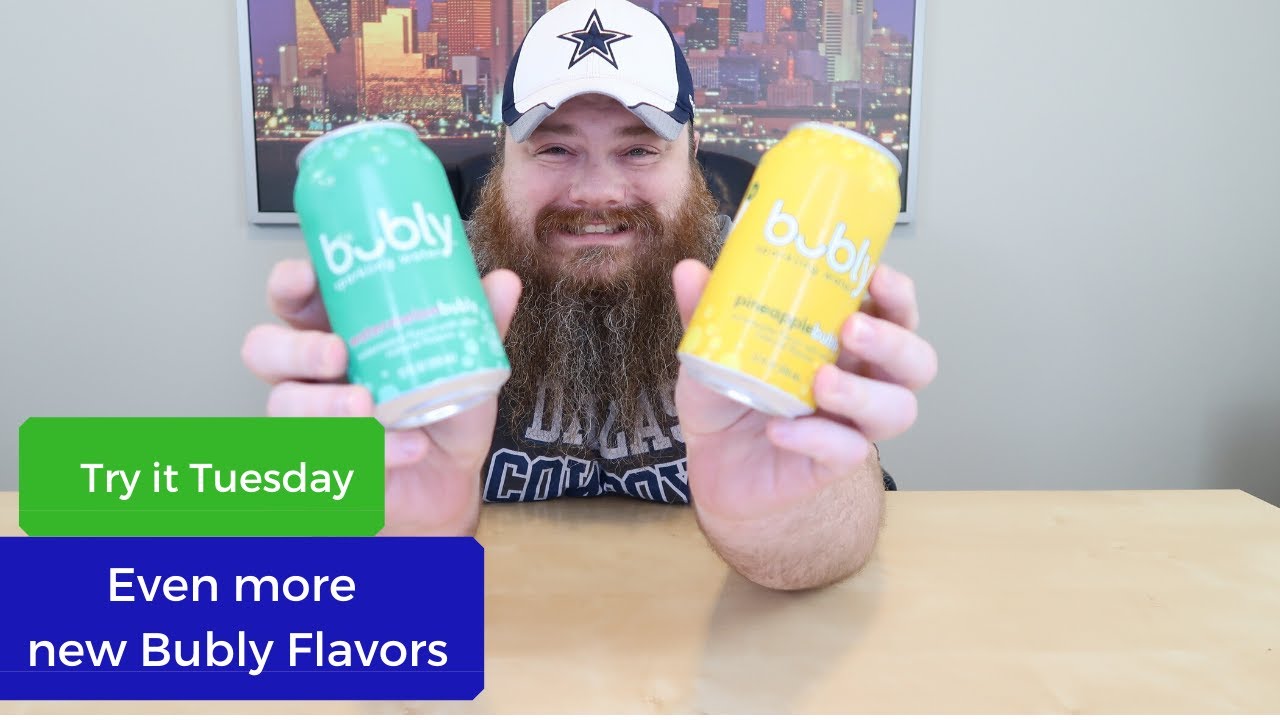 New Bubly Sparkling Water Flavors - Try it Tuesday - Beardly Honest
