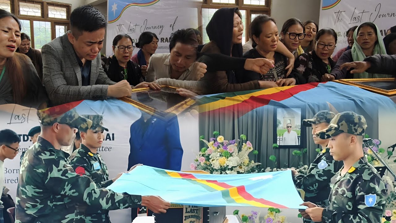 Final Rituals/Eulogy from Loved ones to Lt Retd.Brigadier NSCN(IM)H.David Ramai/Gun Salute/Fullvideo