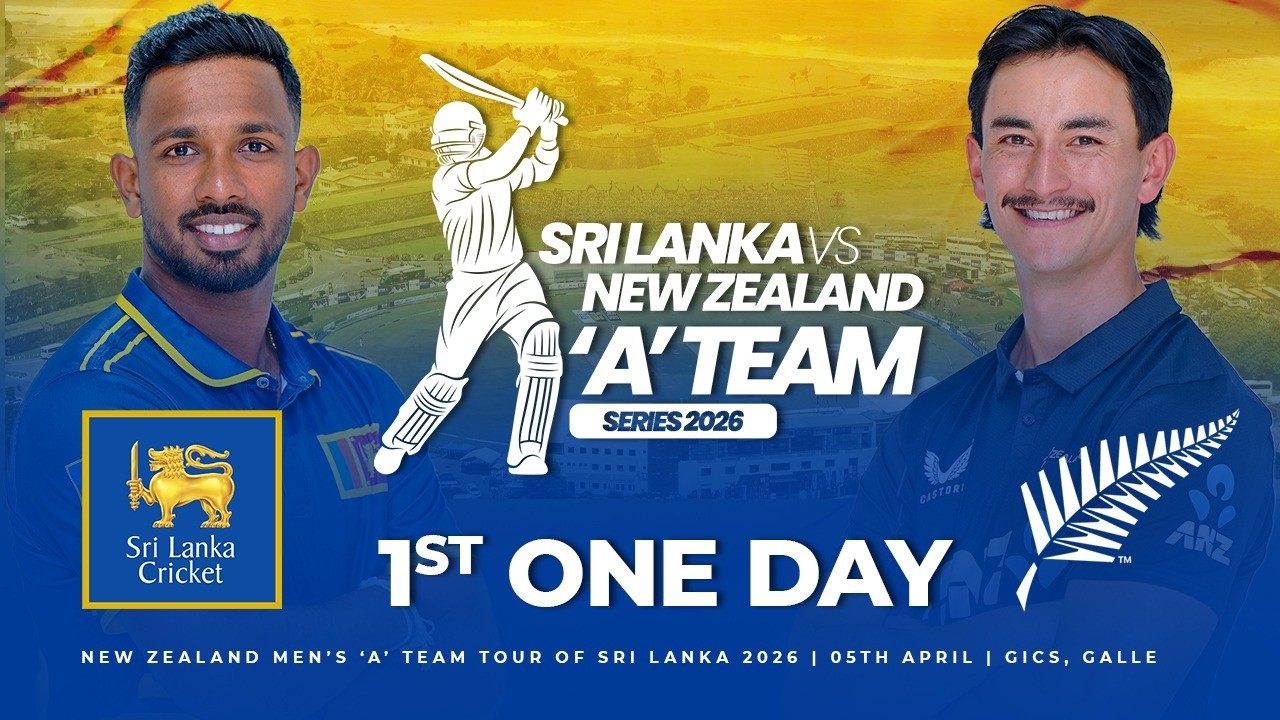 🔴 Live | 1st One Day | New Zealand &lsquo;A&rsquo; Team Tour of Sri Lanka 2026 | Sporty.lk