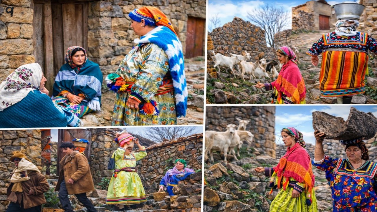 Traditions kabyles : par les femmes du village Aït Aïcha, Bouzeguène.