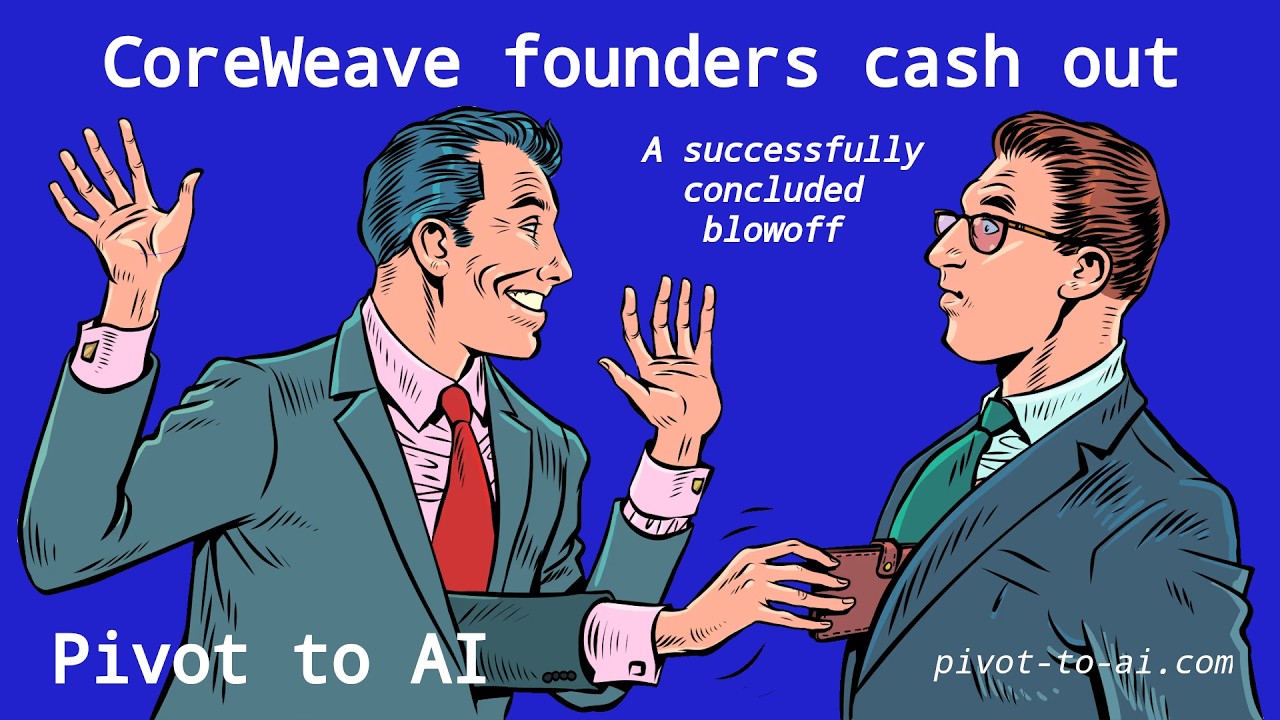 CoreWeave founders cash out &mdash; the rest is mop-up