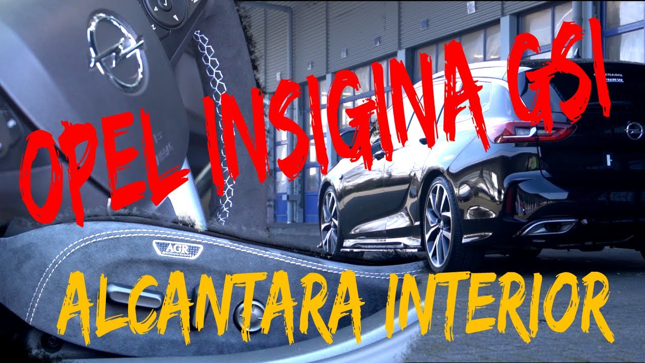 OPEL INSIGNIA GSI mit Alcantara Interieur │ Lenkrad │ Armlehne │ Sitzblenden │BENDA Autosattlerei
