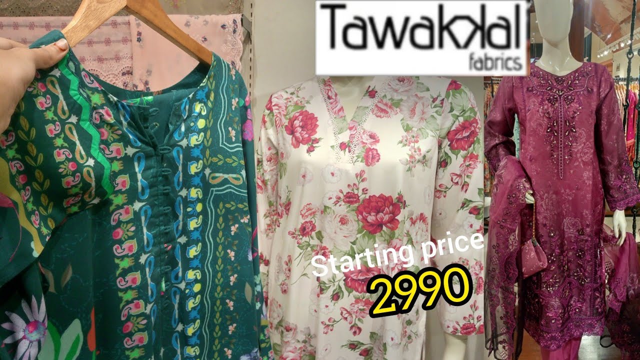 Tawakkal SALE price Collection ♥️ 2pc suit 2990 only 💞 Tawakkal Low price♥️ Clothes World 