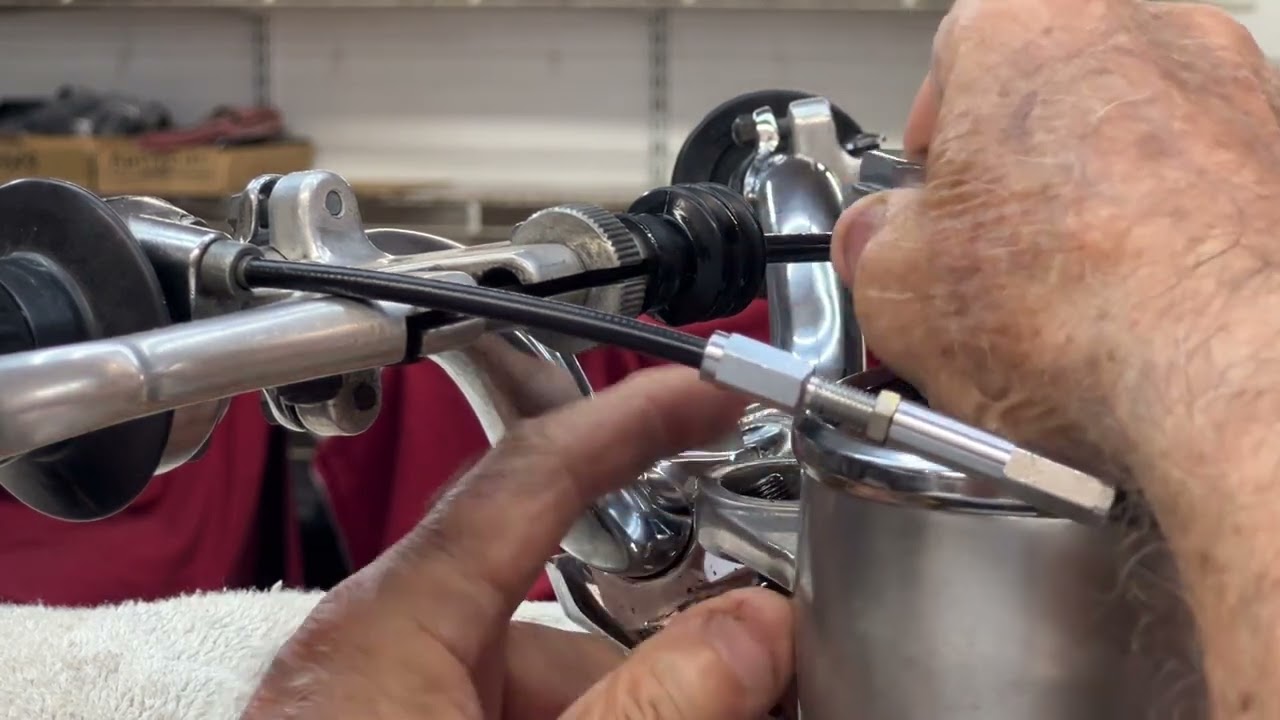 06-29-24 – Yellow 69 Norton – Fork Oil Change