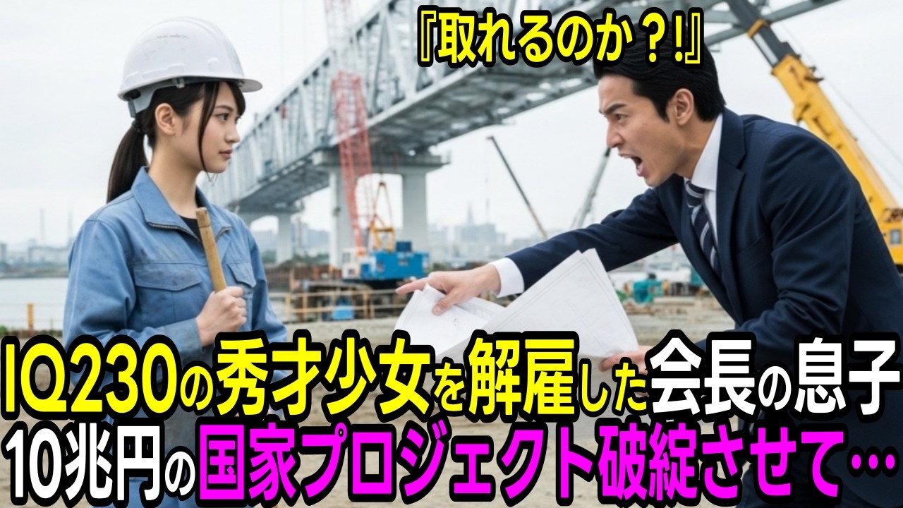 裏紙の数式を鼻で笑いIQ230の清掃員を解雇した社長、直後に10兆円の国家プロジェクトが破綻し涙の土下座