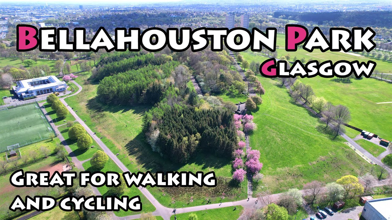 Bellahouston Park | Glasgow Southside (drone footage 4K)