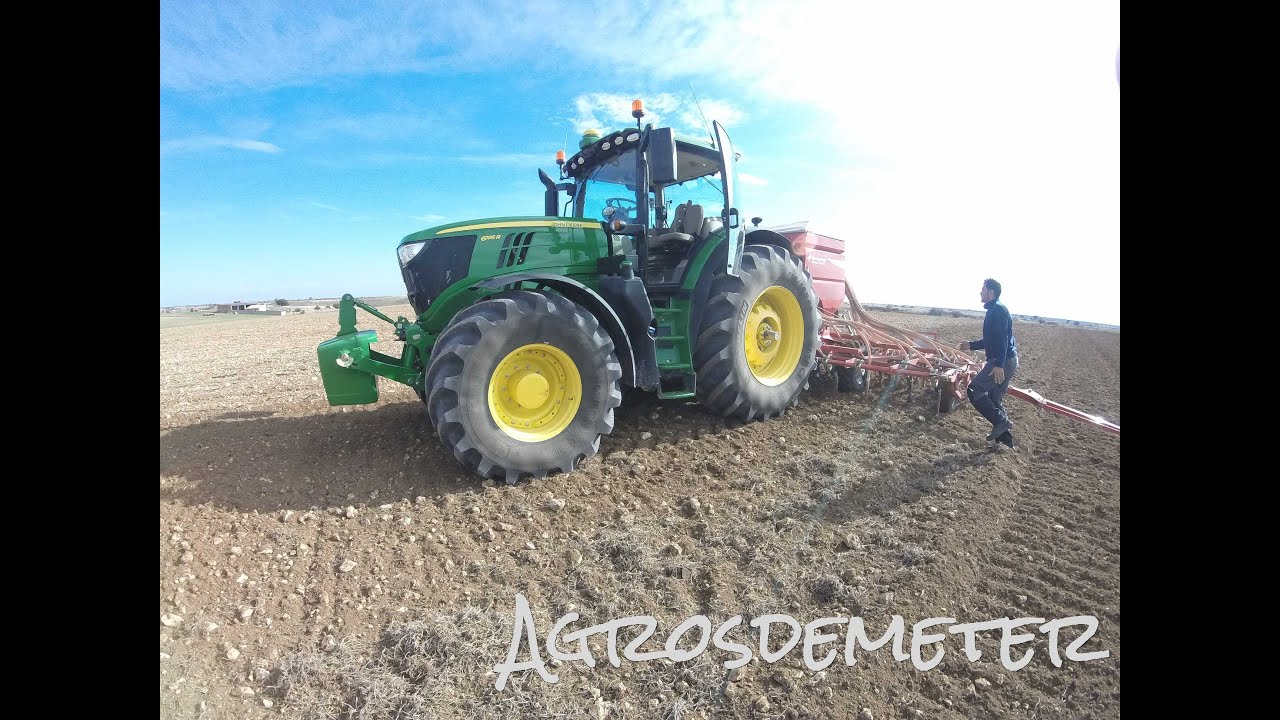 John Deere 6195R & Kverneland TS EVO
