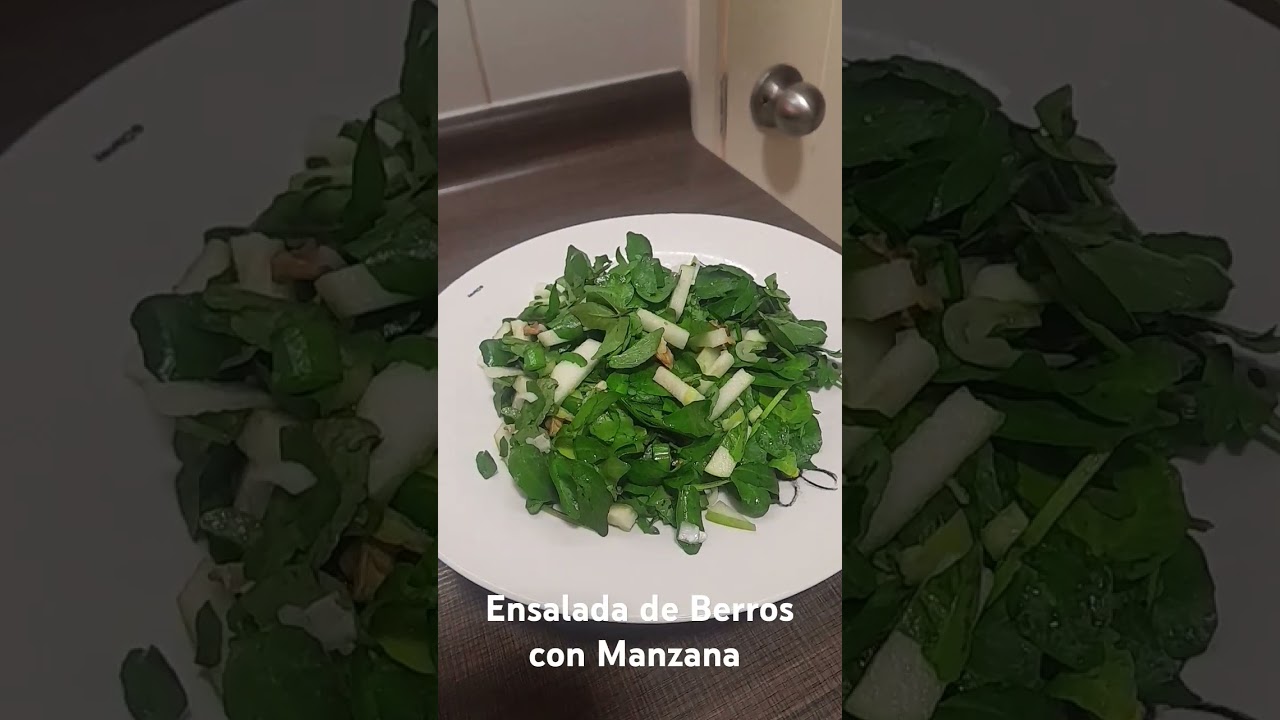 Ensalada de Berros con Manzanas #perritostiktokers #somosdispersos #doglover #viralshort #chile