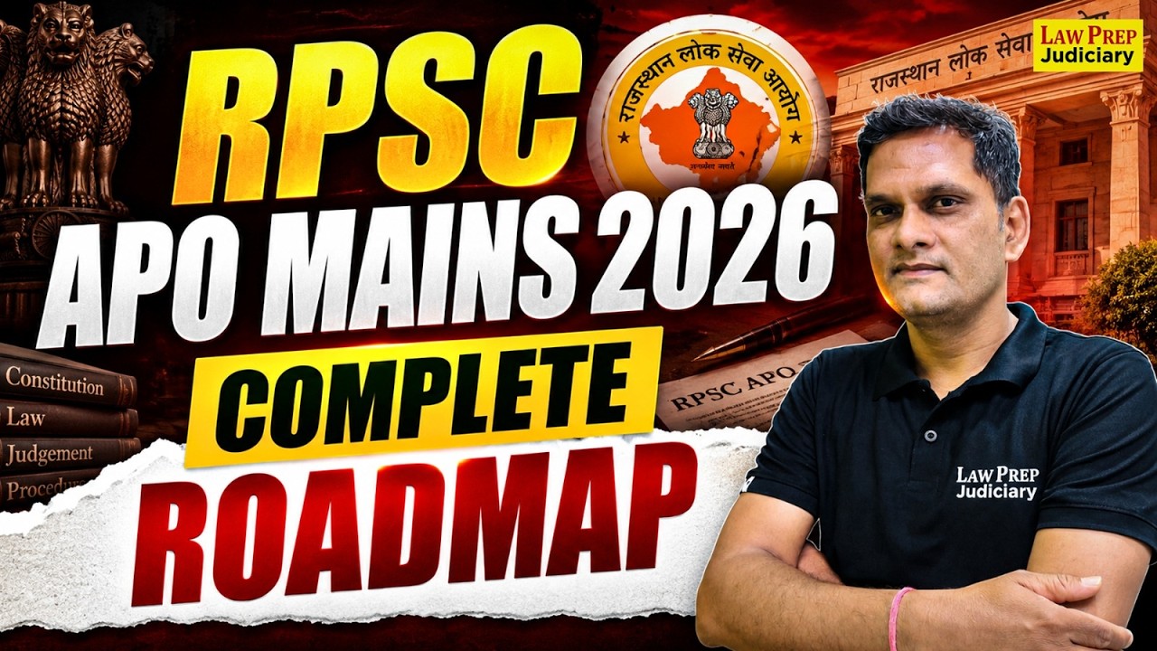 RPSC APO Mains 2026 | Complete Roadmap | Strategy, Syllabus & Batch Plan