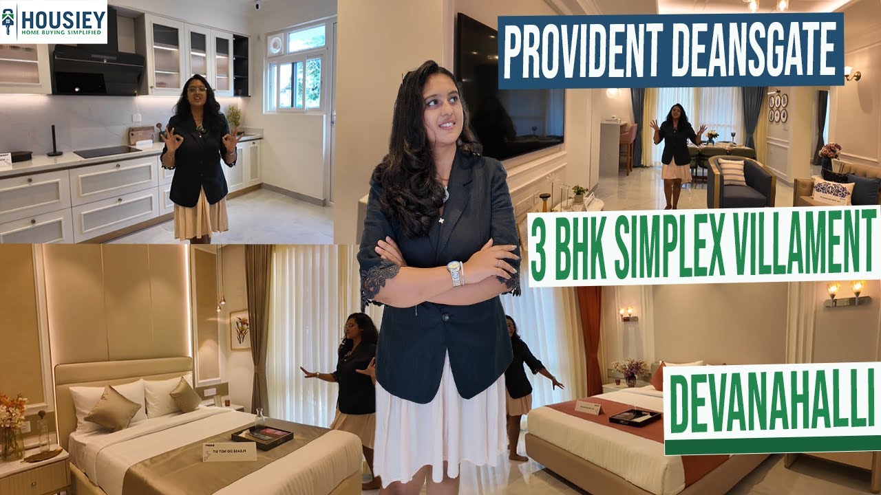 Provident Deansgate | 3 BHK Villament Model Flat Tour [2025] | Provident Manchester Ivc Road