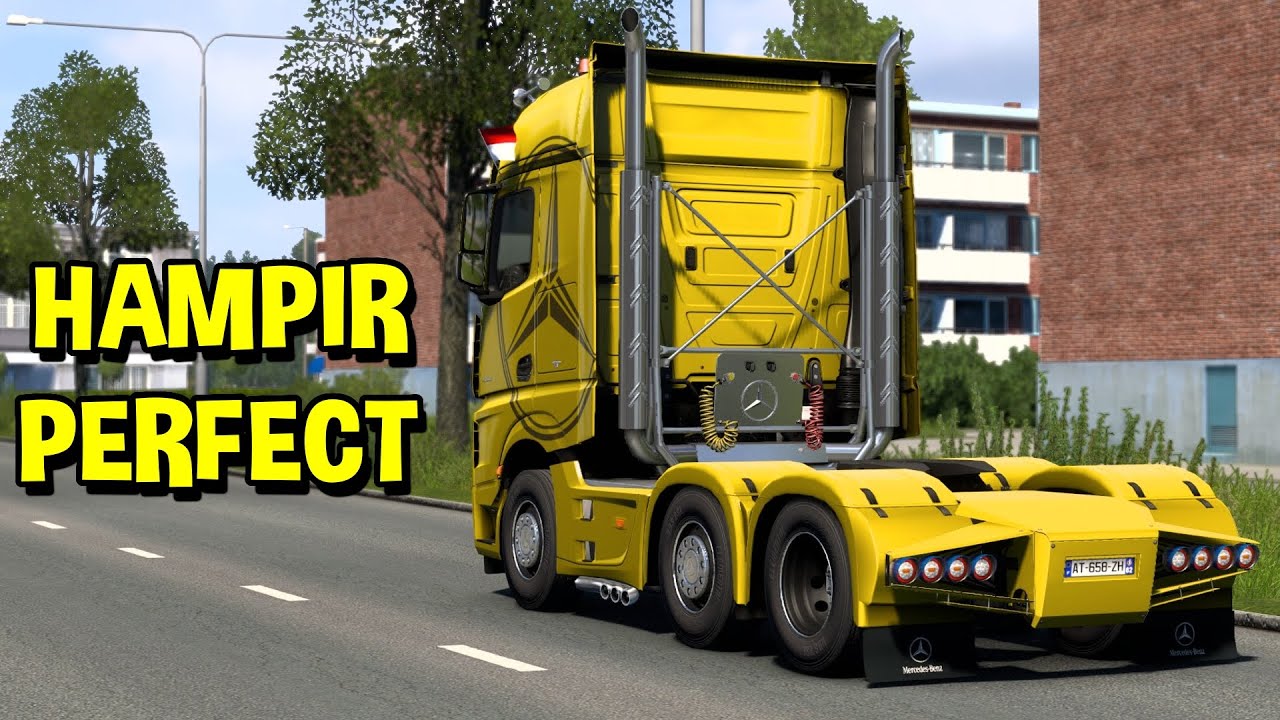 MERCEDES BENZ YANG HAMPIR SEMPURNA - Euro Truck Simulator 2 Indonesia