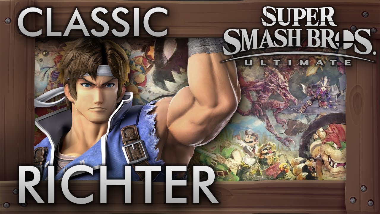 Super Smash Bros. Ultimate: Classic Mode - RICHTER - 9.9 Intensity No Continues