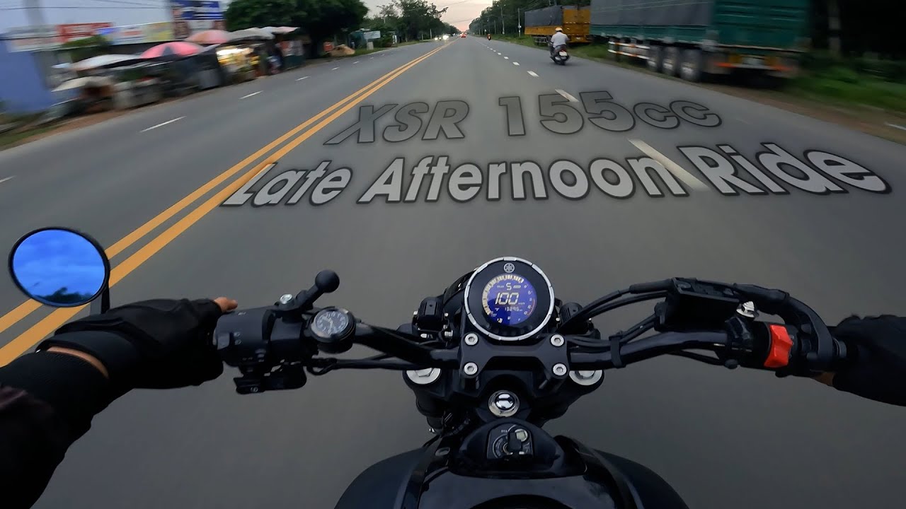 Yamaha XSR 155 | Late Afternoon ASMR Ride